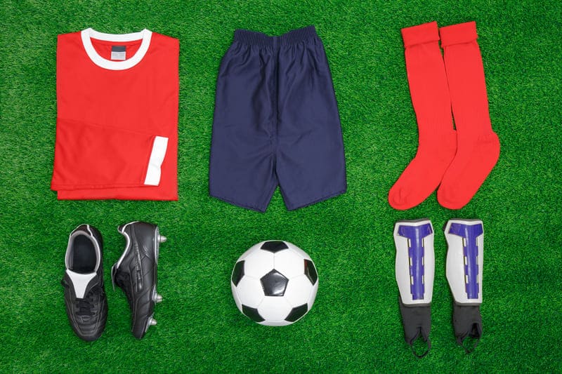 Equipamentos para festa de aniversário infantil com futebol
